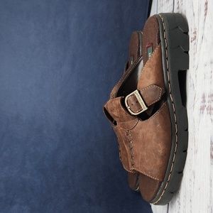 Baretraps | Y2K Chunky Leather Platform Mules Sandals Lug Sole Size Women's 7.5